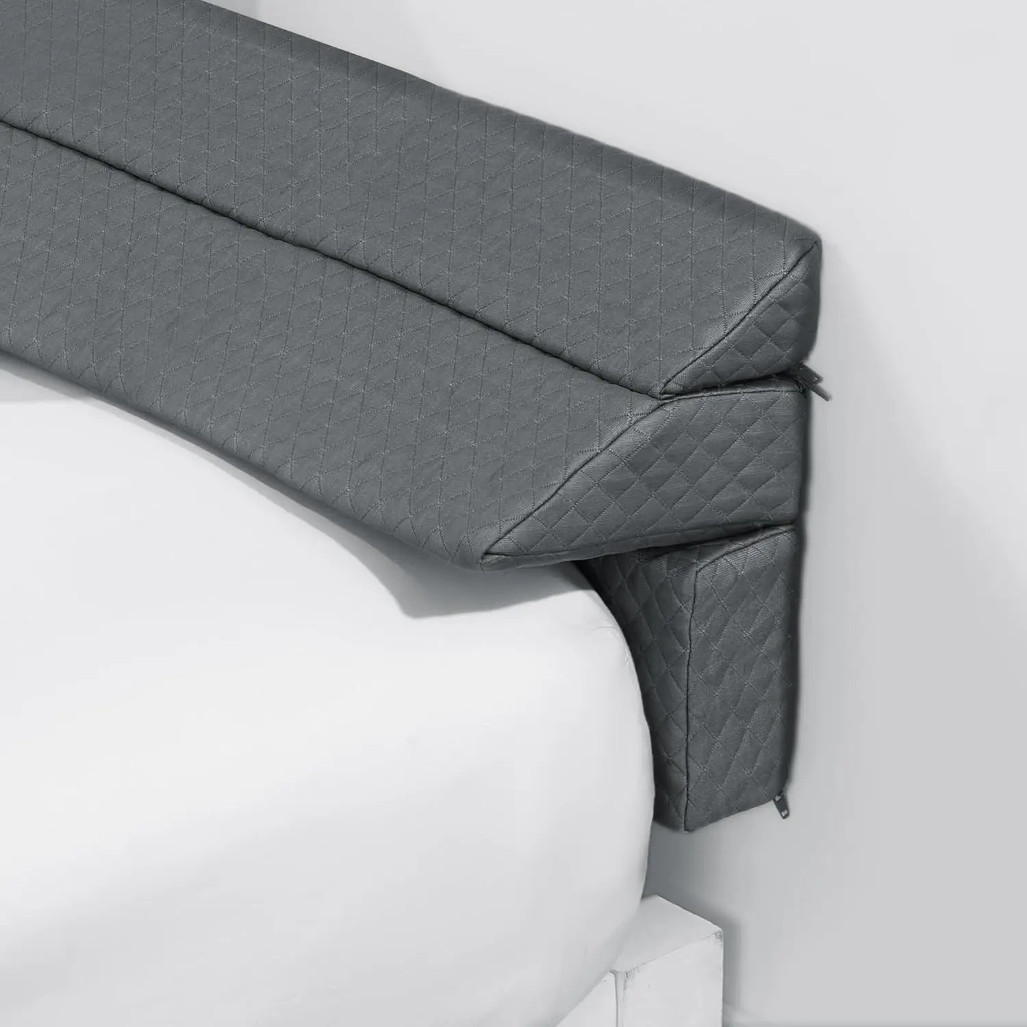 High Density Foam Headboard Bed Wedge Pillow for Filling the Gap between Bed and Wall