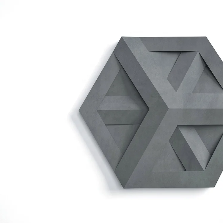 Factory direct sale creative hexagonal combination concrete cement wall tiles