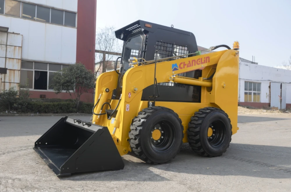 Factory Hot crawler skid steer 700kg 255F Changlin Brand track skid steer loader with 4 in 1 bucket