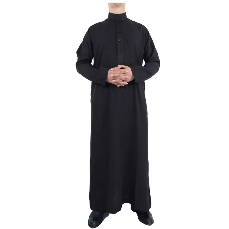 Dubai Traditional Men Muslim Thobe Wholesaling Price Islamic Clothing