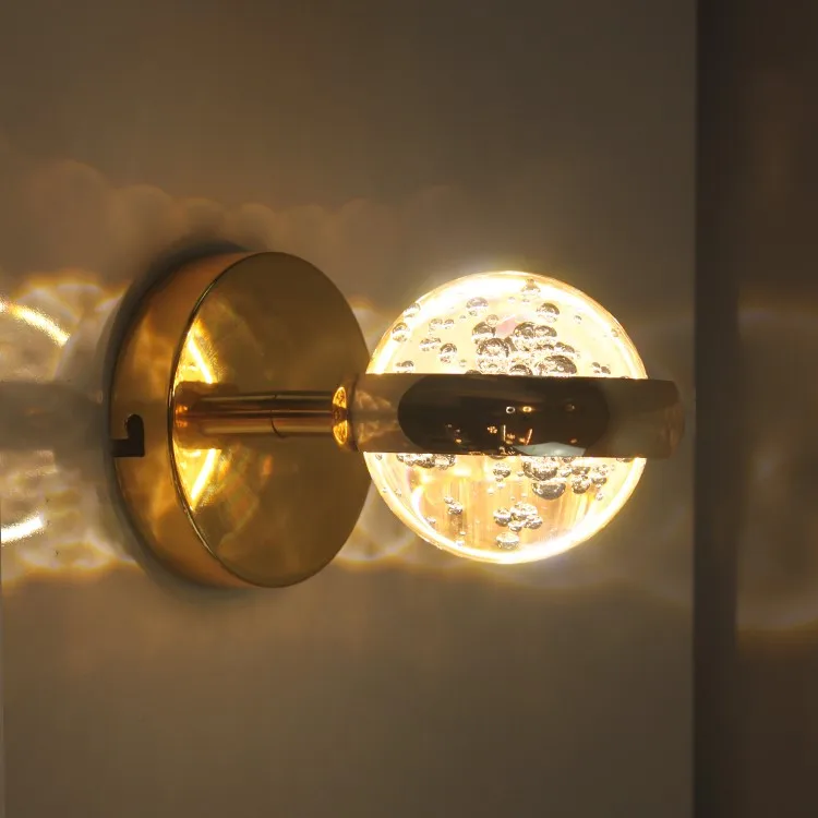 
Modern luxury 5W LED wall light crystal hanging lamp wall lamp 