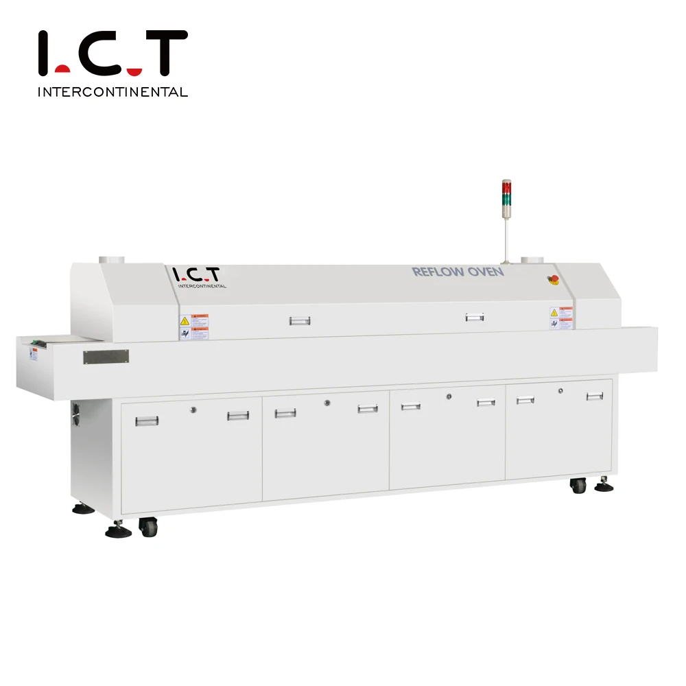 Custom Reflow Oven for PCB ICT03 LED TV SMT Reflow Soldering Oven,  China OEM SMT Reflow Oven with High Stability China Supplier