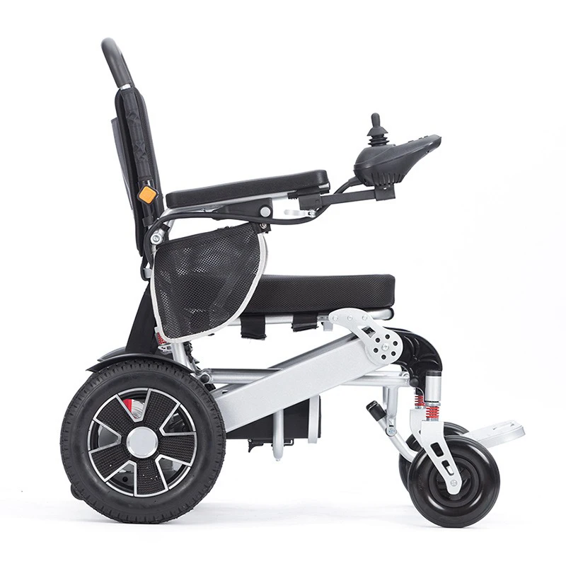 Convenient Durable Electric Aluminum Alloy Folding Wheelchair Home Medical Equipment for Rehabilitation Therapy