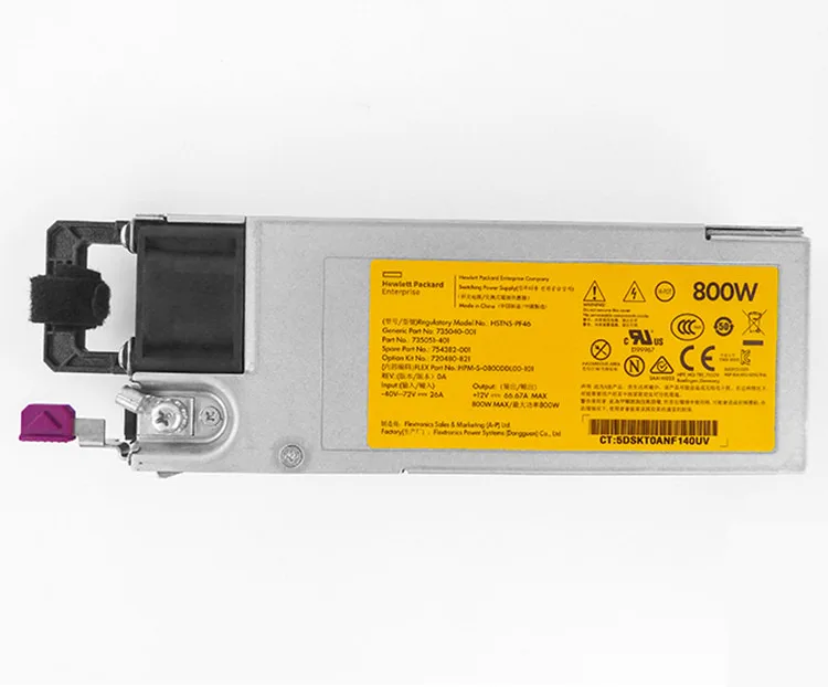 Stock 723599-001 754381-001 HPE 800W Platinum Gen9 Server Power Supply 720479-B21 720480-B21