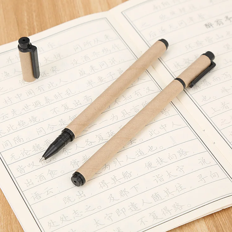 Eco Friendly 0.5mm Wood Bamboo Ball Pen With Custom Logo Printing Promo Pen