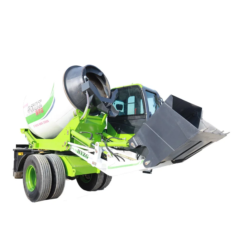 HUAYA NEW 1.5m3 2m3 3m3 high quality Support customization Concrete self loading mixer concrete mixer with CE/EPA