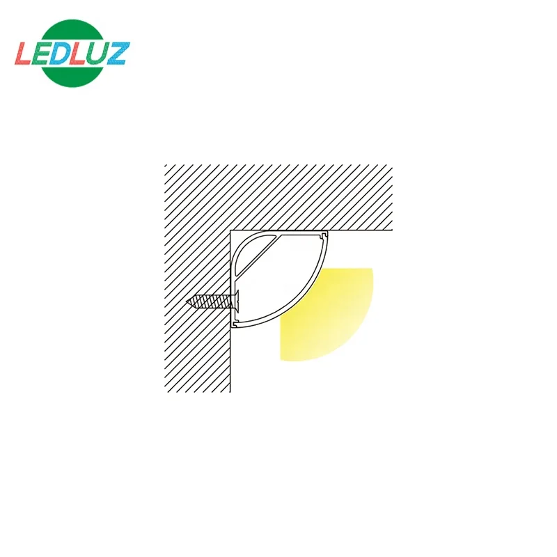 
ALP016-R 30x30mm Corner Mounting Aluminum LED Channel For LED Strip 