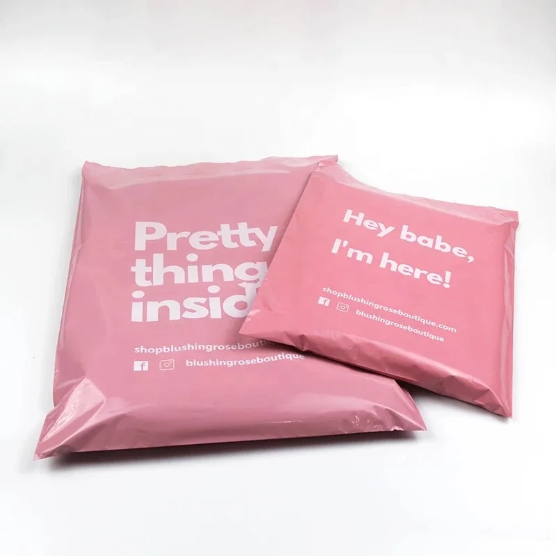poly mailer packaging plastic bags best price bag plastic pe pp film pelletizing custom printed pink poly mailer