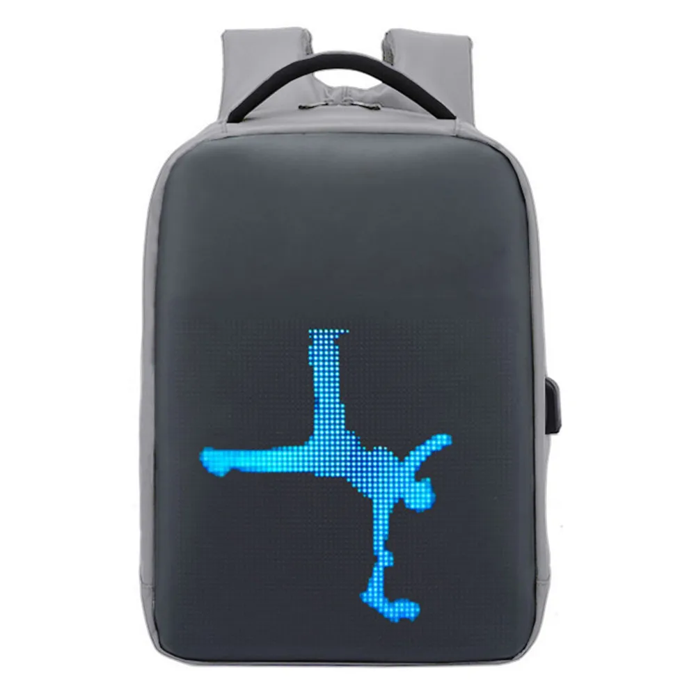 Customize led bag packs rucksack mochila led wifi light up bag packs backpacks