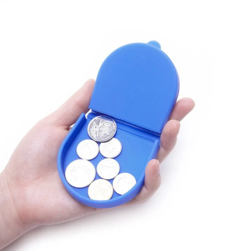 Custom Wholesale Mini Cute Candy Color Silicone Coin Purse