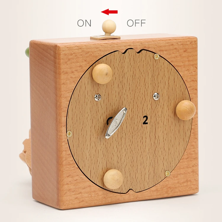 Customizable Ferris Wheel Music Wooden Hand-cranked Music Box For Couple Gifts