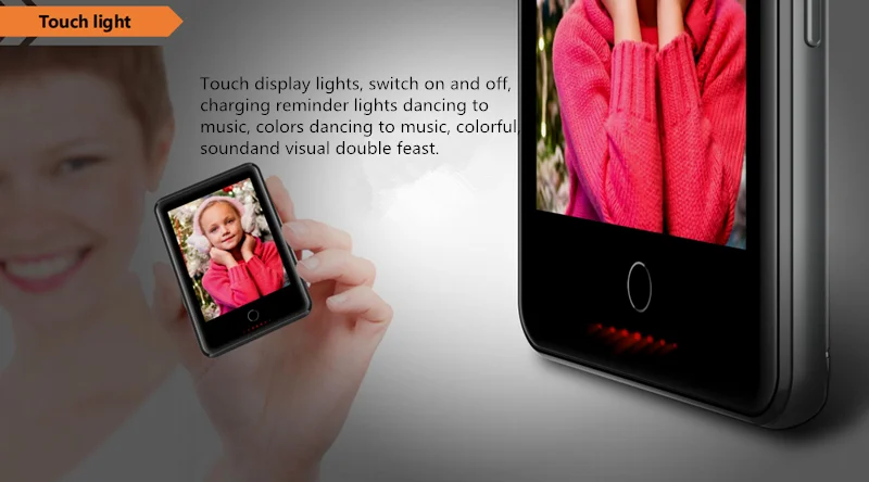 
Hot Sale Fashion 2.8 Inch Mp3 Player With Music Play And Video Play student learning machine logo print MP4 