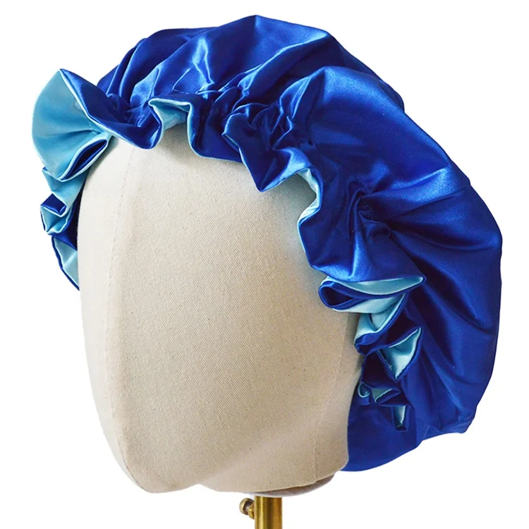 Nurse custom bonnet wholesale chauffant silk logo perruque reversible customize bonnet