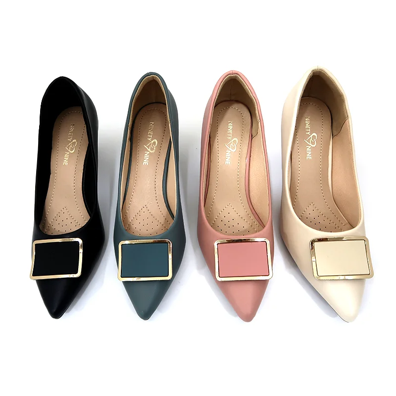 2021 buckle heels chaussures femmes shoes girls pointed  office pump formal heel autumn dress woman custom ladies womens pumps