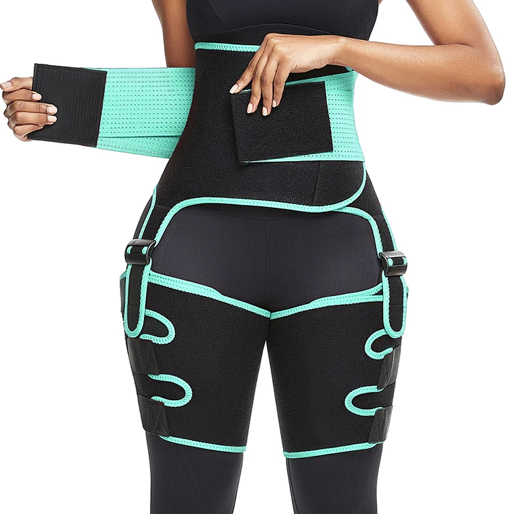 
New Women Gym Workout Lose Weight High Waist Waist And Thigh Trimmer Belt Compression Neoprene Thigh Shaper 