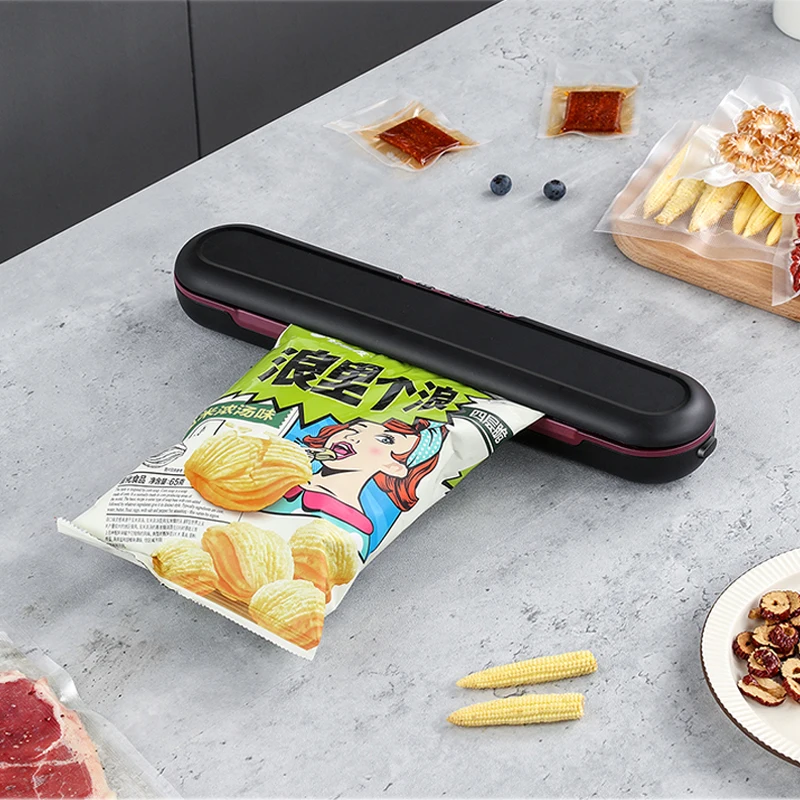 oem household vacuum sealing portable electric bag vacuum sealer home kitchen Vacuum Food Sealers
