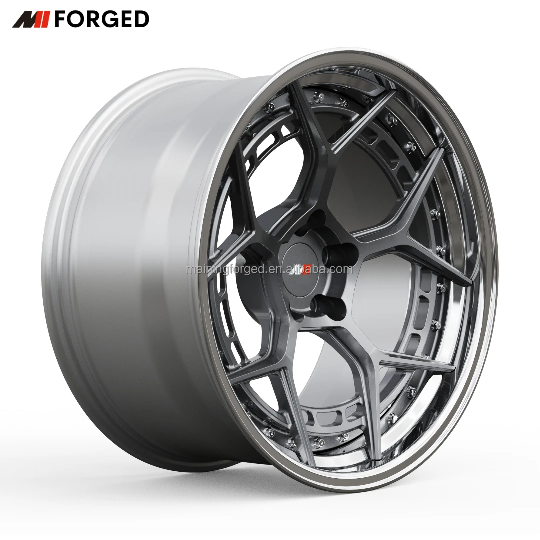 MN 19 20 21 Inch 5x130 5x112 5x120 22 Custom Concave 2 piece Forged Wheels For Porsche BMW Mercedes Benz Audi Chevrolet Corvette