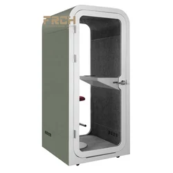 Mini Sound Isolation Booth Public Space Fast Assemble Mobile Soundproof Single Person Acoustic Home Office Pods