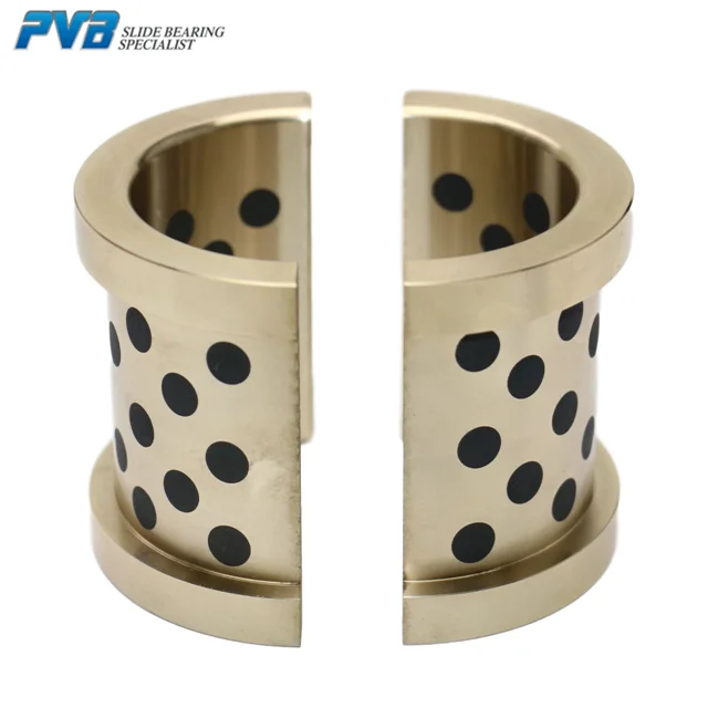 Graphite plugged phosphor bronze bush supplier, CW453K cast bronze oilless bearing, JDB self lubricating sliding bearing bushing
