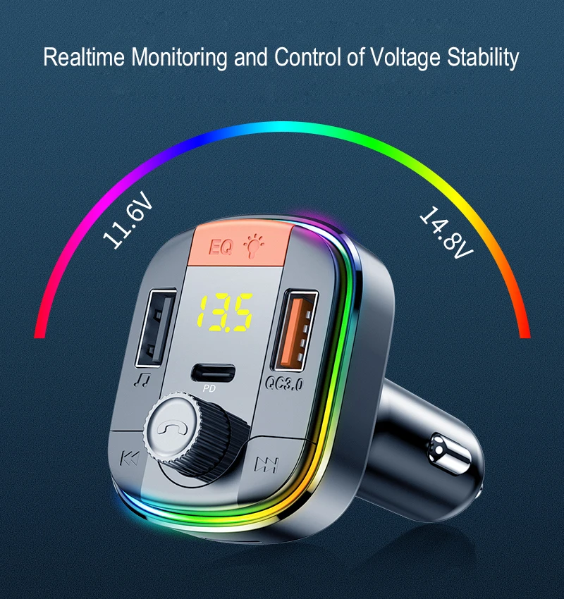 Universal Car Charger Mobile Phone Fast Charge 3.0 Car Fast Charge Dual USB Port Phone Charger Adapter