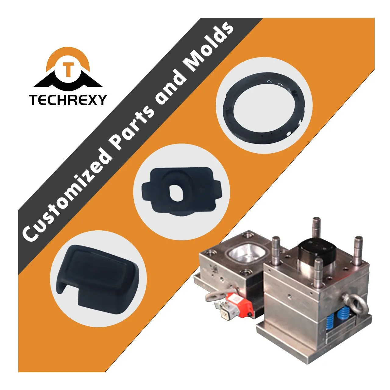 TechRexy Waterproof Plastic Enclosure Small Plastic Enclosure For Electronic Device