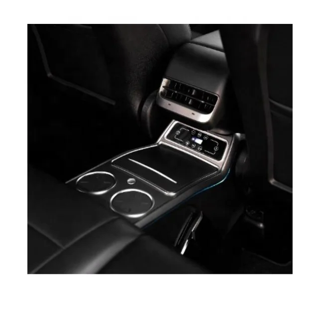 Hot selling car rear armrest box refrigerator interior trim Tesla model y accessories