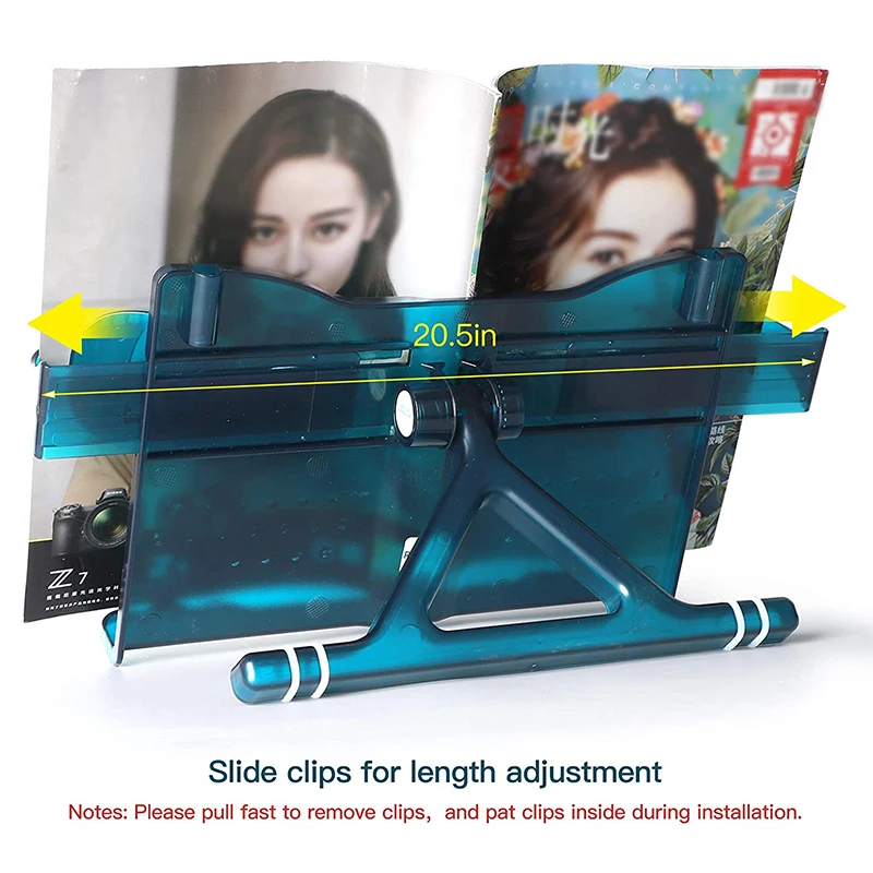 New design durable adjustable folding book reading stand  book holder
