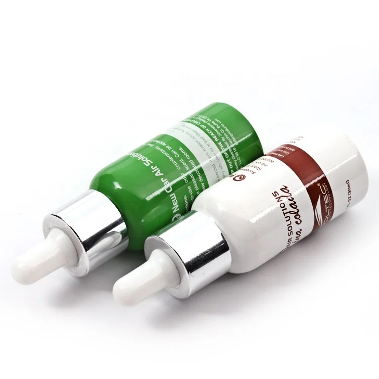 Custom 1ml 20ml 30ml 35ml 60ml 1 oz luxury essential oil sliver cosmetic matte dropper bottle box