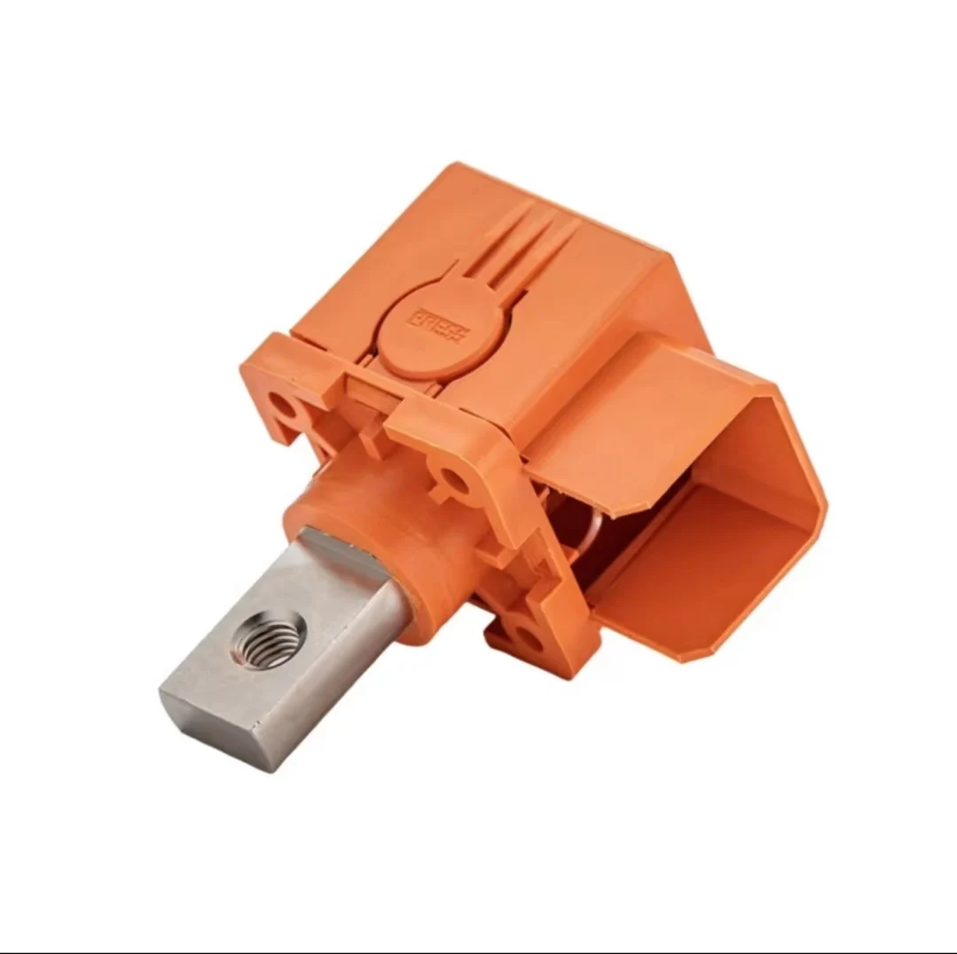 300A lithium battery terminal with dust cover energy storage terminal