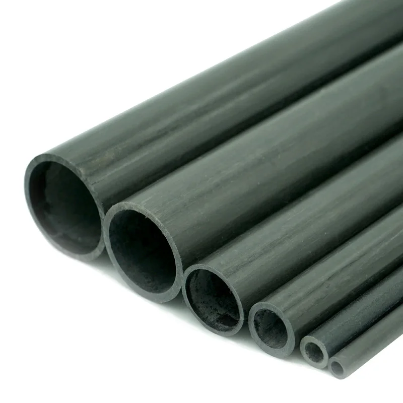 Manufacture high modulus 3k carbon fiber round tube/pole/pipe