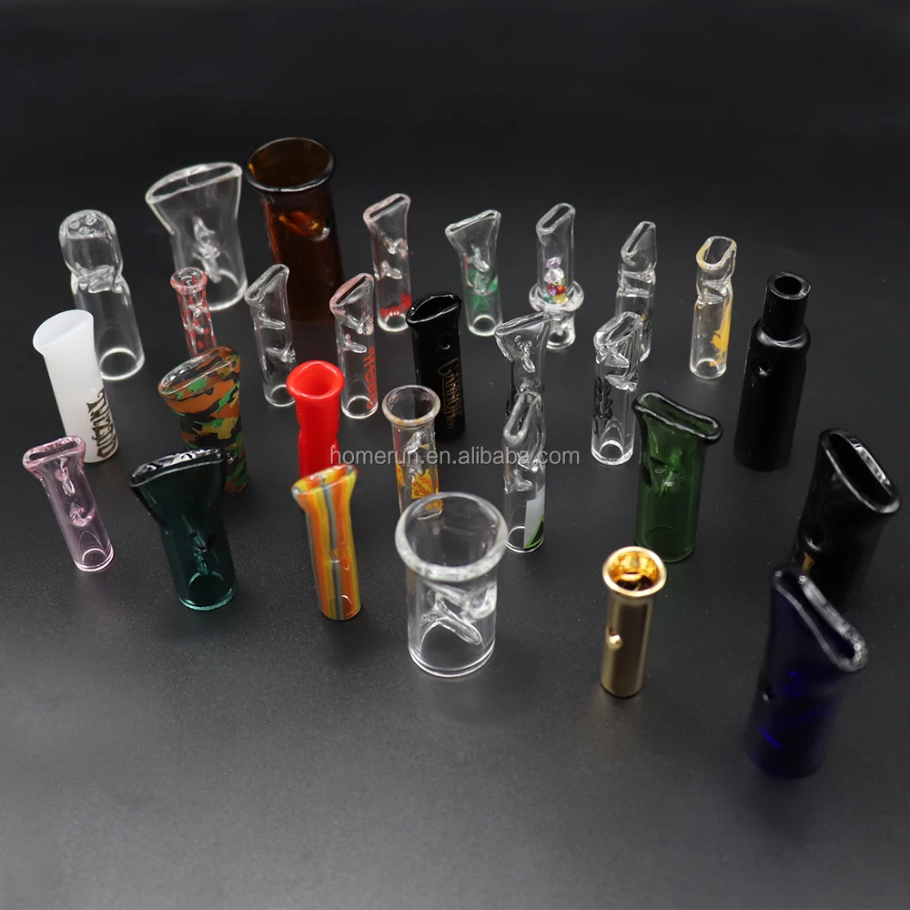 High quality custom glass filter tip modern style smoking pipe  glass tip