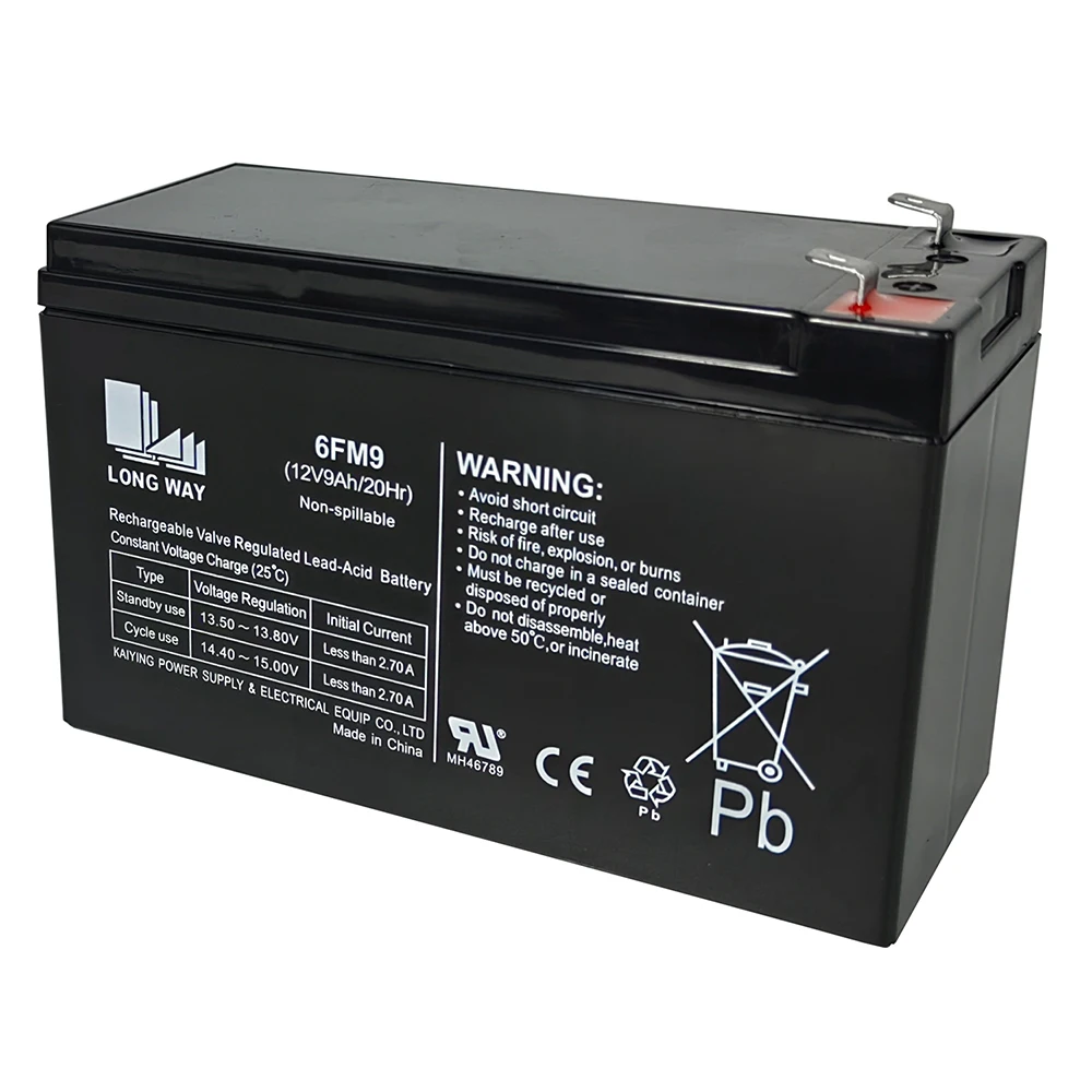 AGM Battery 12V 9Ah 20Hr electrical toy car battery VRLA deep cycle series long cycle life battery for OEM