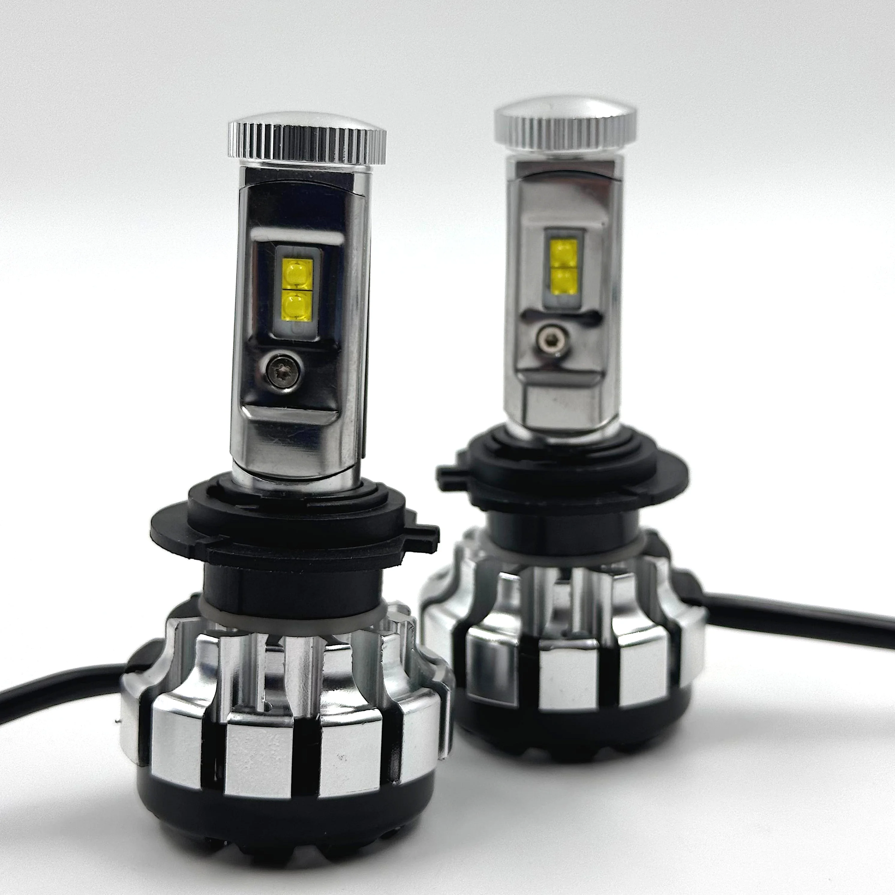 T1S Super Brightness Waterproof IP67  h7 h4 auto led headlights 6000K 9004 bulb for cars Auto Car Lighting System