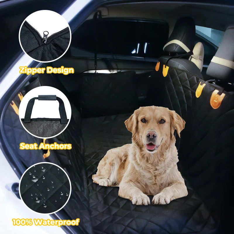 Durable Universal Waterproof Scratch Proof Pet Dog Car Seat Cover Hammock Back Seat Cover For Car Truck SUV