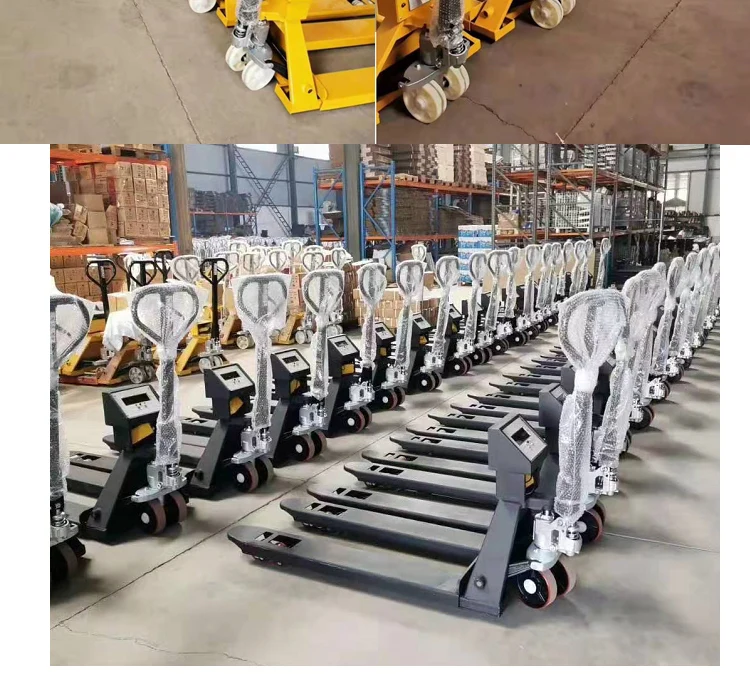 weighing pallet scale 2000kg pallet truck weighing scale