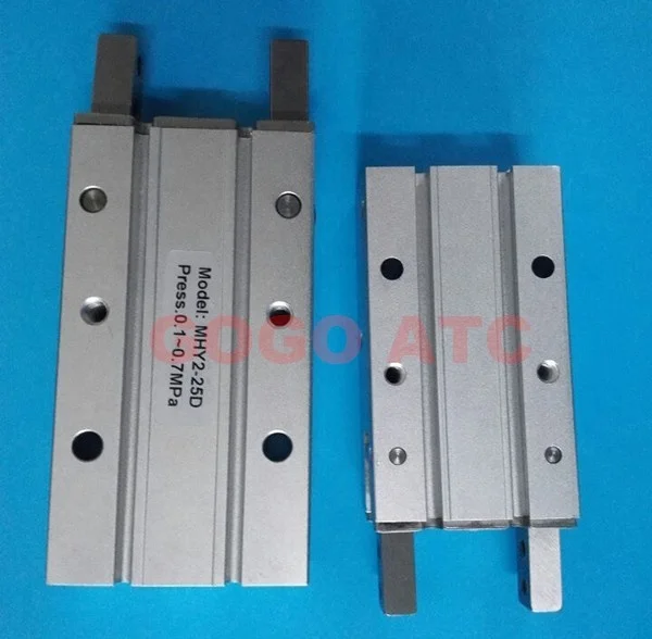 GOGO High quality double acting pneumatic gripper MHY2-20D SMC type 180 degree angular style air cylinder aluminium clamps