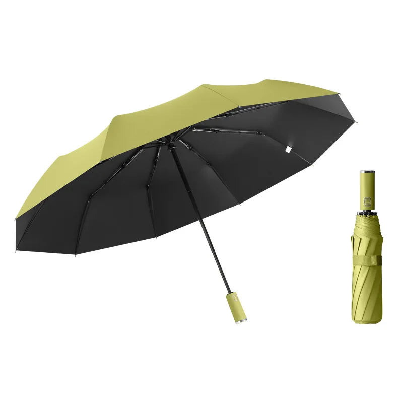 23 Inch Automatic Switch on and Off Mechanism 10 Ribs Ten Bone Three Fold Umbrella Christmas Luxury Space Valentine Business Eid