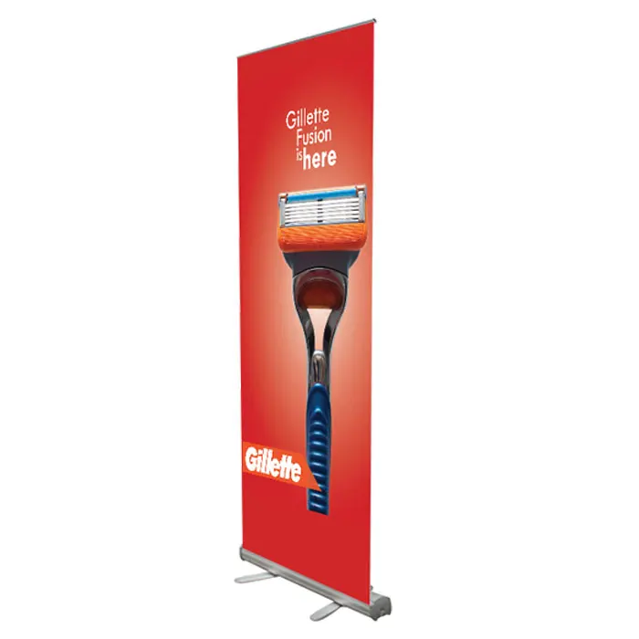 Advertising aluminum roll up banner 80*200cm portable retractable pull up banner display rollup Stand