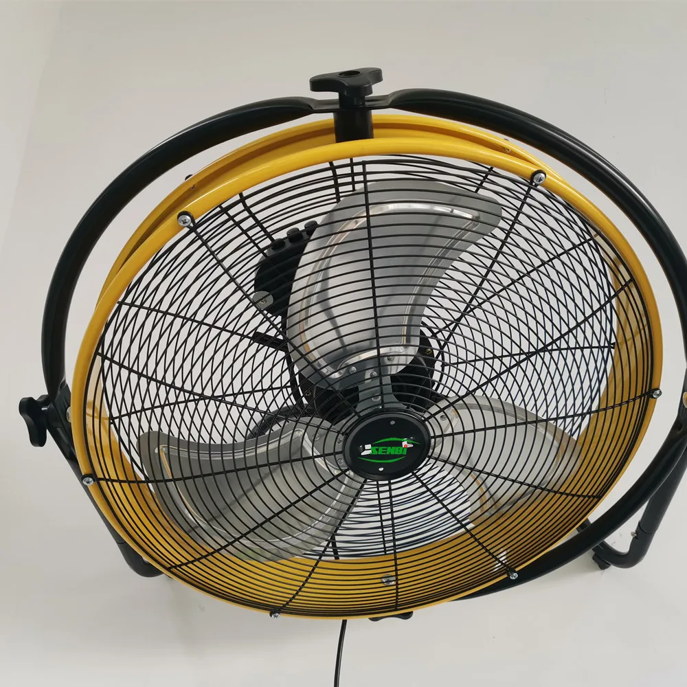 High capacity 20 inch turbo industrial floor fan 2 in 1 industrial centrifugal ventilation table fans