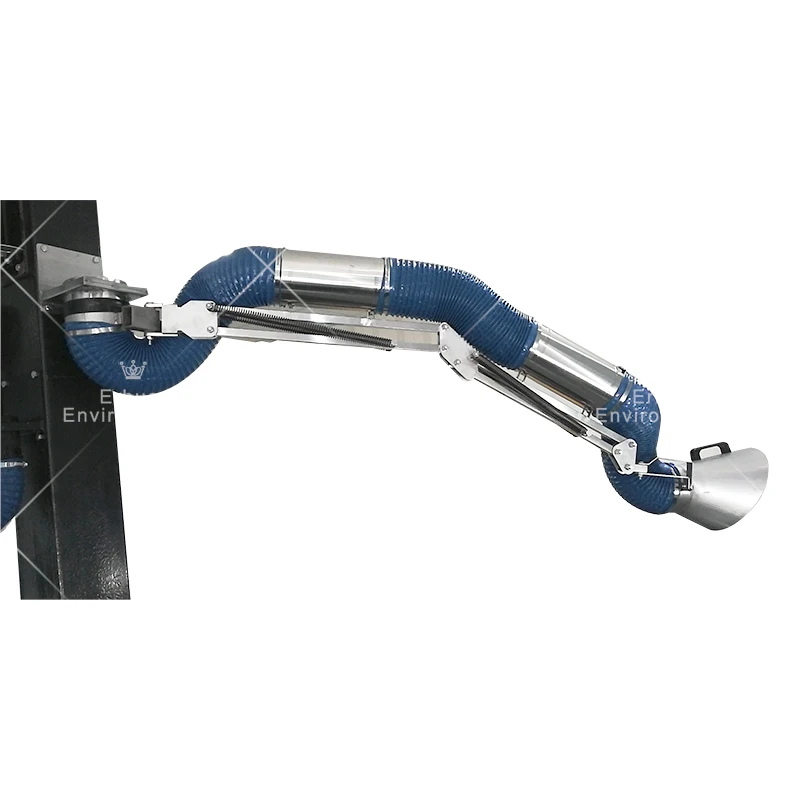 Erhuan Aluminum Alloy Inner Support Fume Extraction Arm/Flexible Fume Extraction Arms/Fume Exhaust Hood