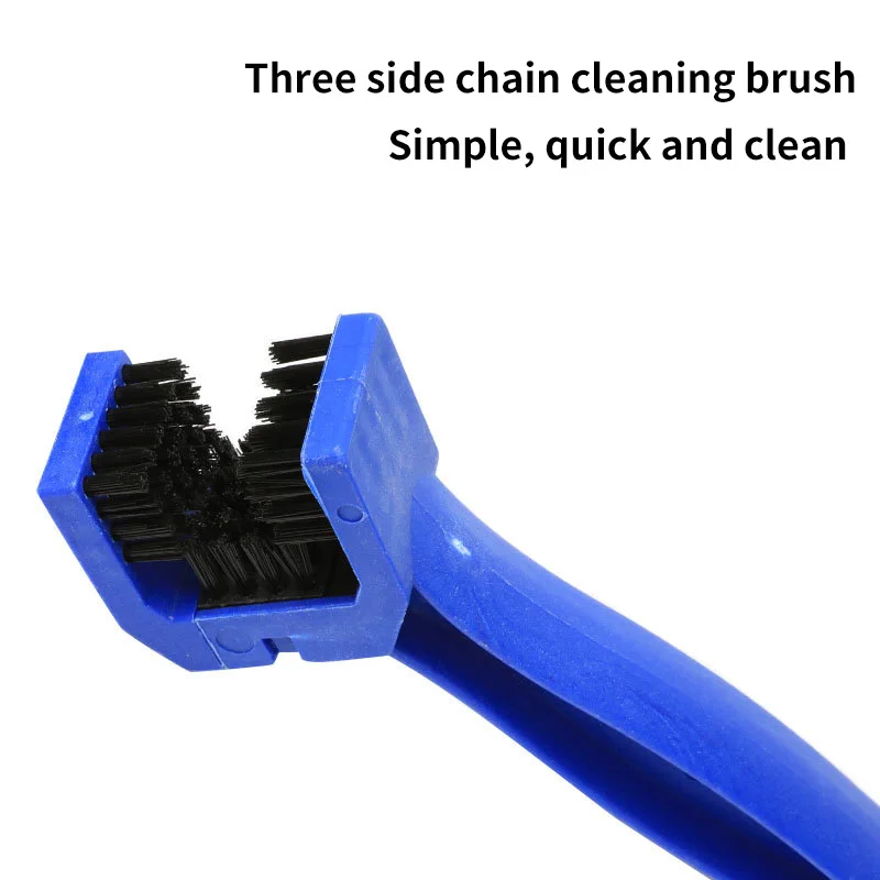 Bicycle Cycling Crankset Chain Brush,Motorcycle Bike Chain Maintenance Clean Brush