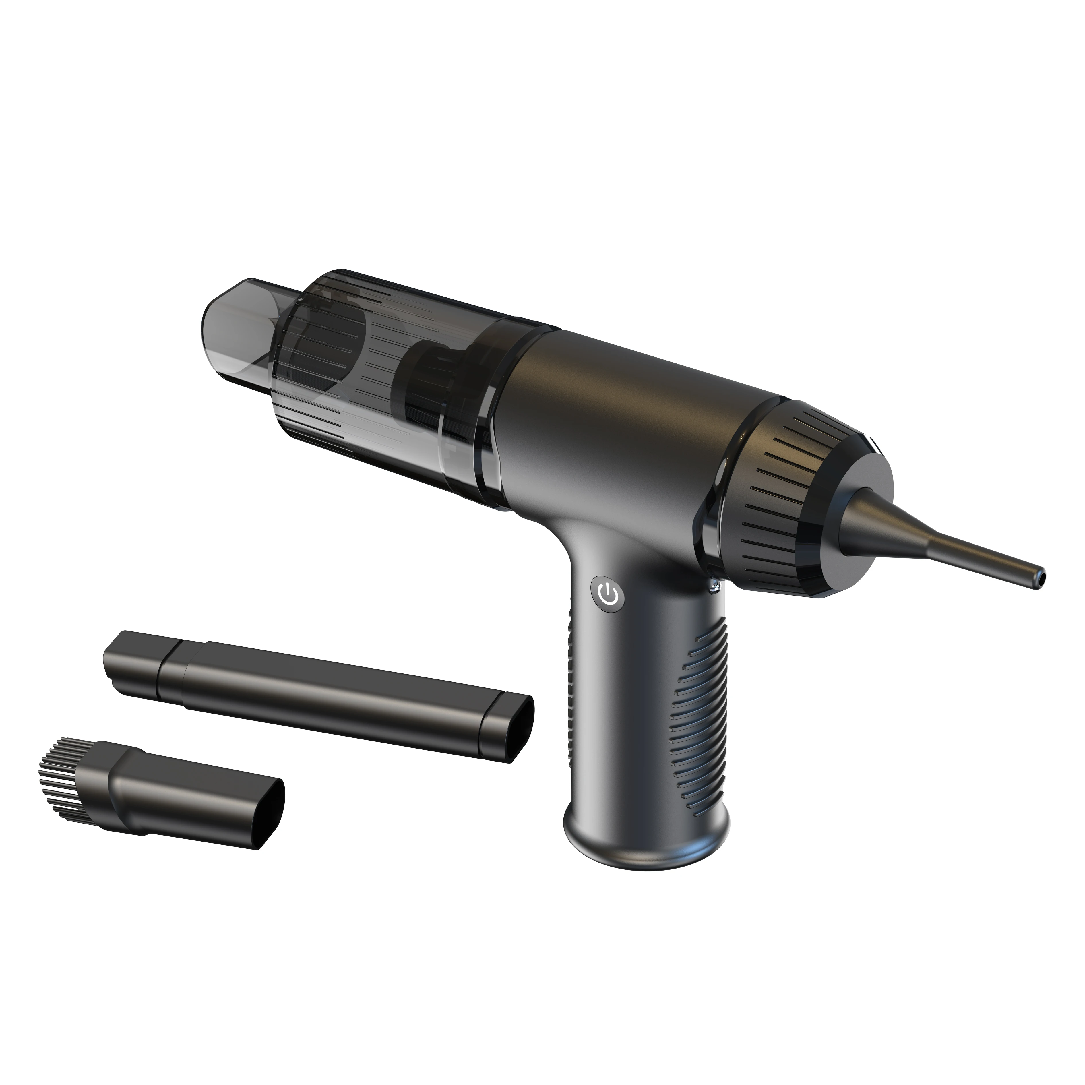 Newest  Wireless 2 in 1 portable Vacuum Cleaner & Dust Blower  Handheld Air Duster  For Car And Home  With 5 accessories