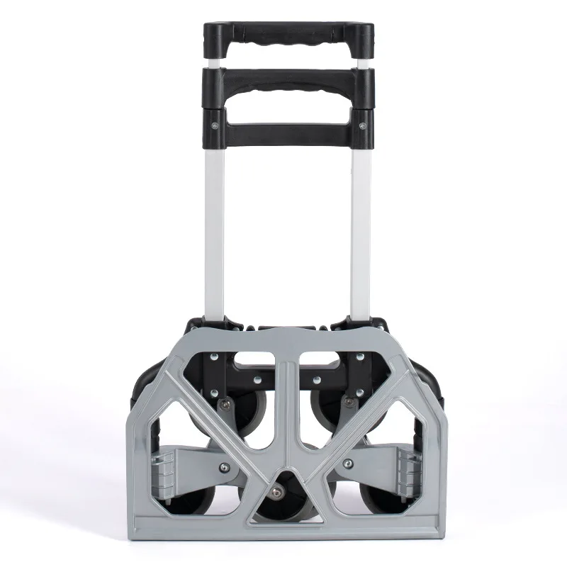 75kg Folding Hand Trolley Aluminium Alloy Climbing Stairs Hand Cart