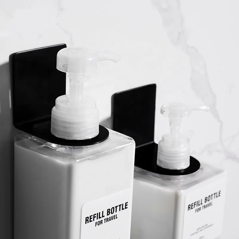 304 Stainless steel soap dispenser holder Liquid dispenser holder hand wash bottle holder for hotel bathroom spa