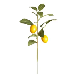 42cm Artificial Plants Artificial Lemon Branches Artificial Lemon with Leaf for Home Decor