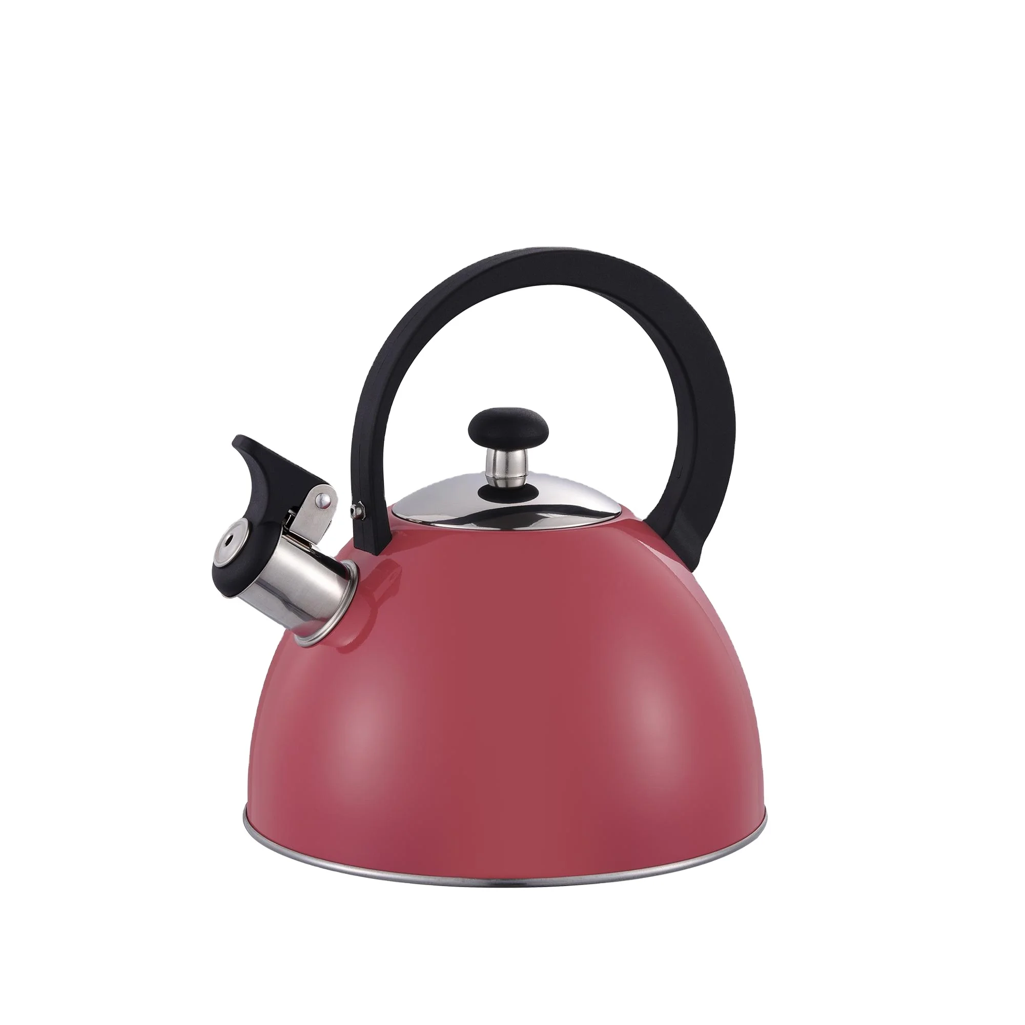 201 hot sale nylon handle classical stainless steel tea kettle with whistle