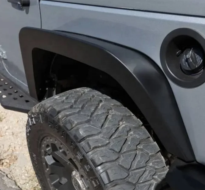 Good Quality Car Auto Exterior Parts Offroad 4x4 Fender Flares Wheel Eyebrow Wheel Arch Fit For Jeep Wrangler JK 2007 2010 2017