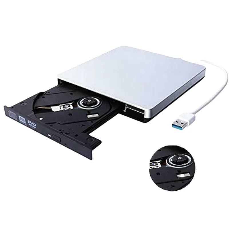 Внешний USB 3,0 DVD для ноутбука ПК портативный оптический CD DVD RW ROM плеер
