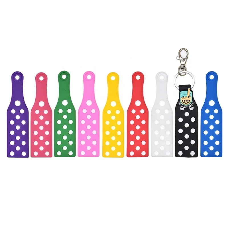 Wholesale Shoe Charm Keychains Soft PVC Silicone Keyring Holes Diy Accessories Rubber Keychain