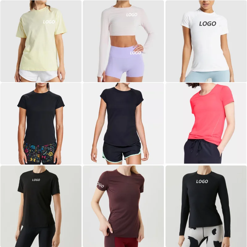 Cross-Border Sports Fitness Landmark Sketch Couple Cute T-Shirt Plain Custom Printed T-Shirts Cheap Round Neck T Shirt